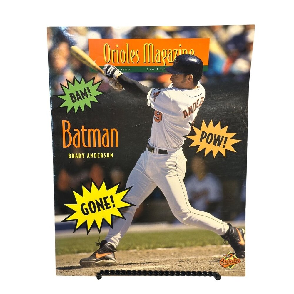 VTG 1996 Baltimore Orioles Gameday Program | Brady Anderson 50 HR Season Cover‎